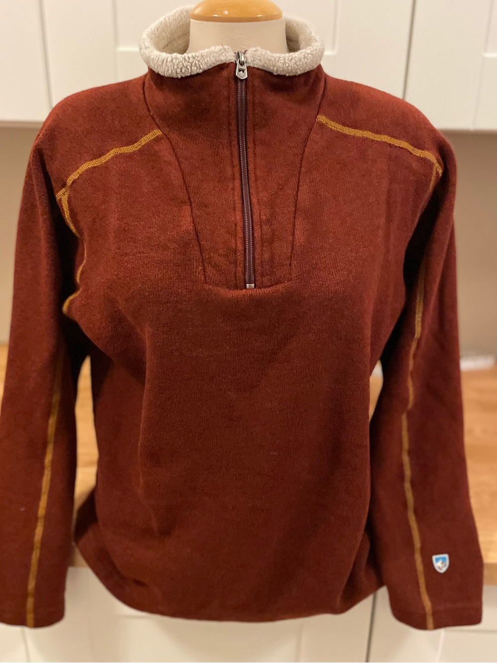 Kuhl Alfpaca Quarter Zip Sherpa Collar Sweater
